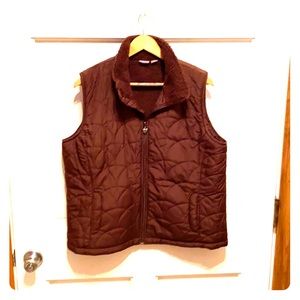 Fleece lined vest